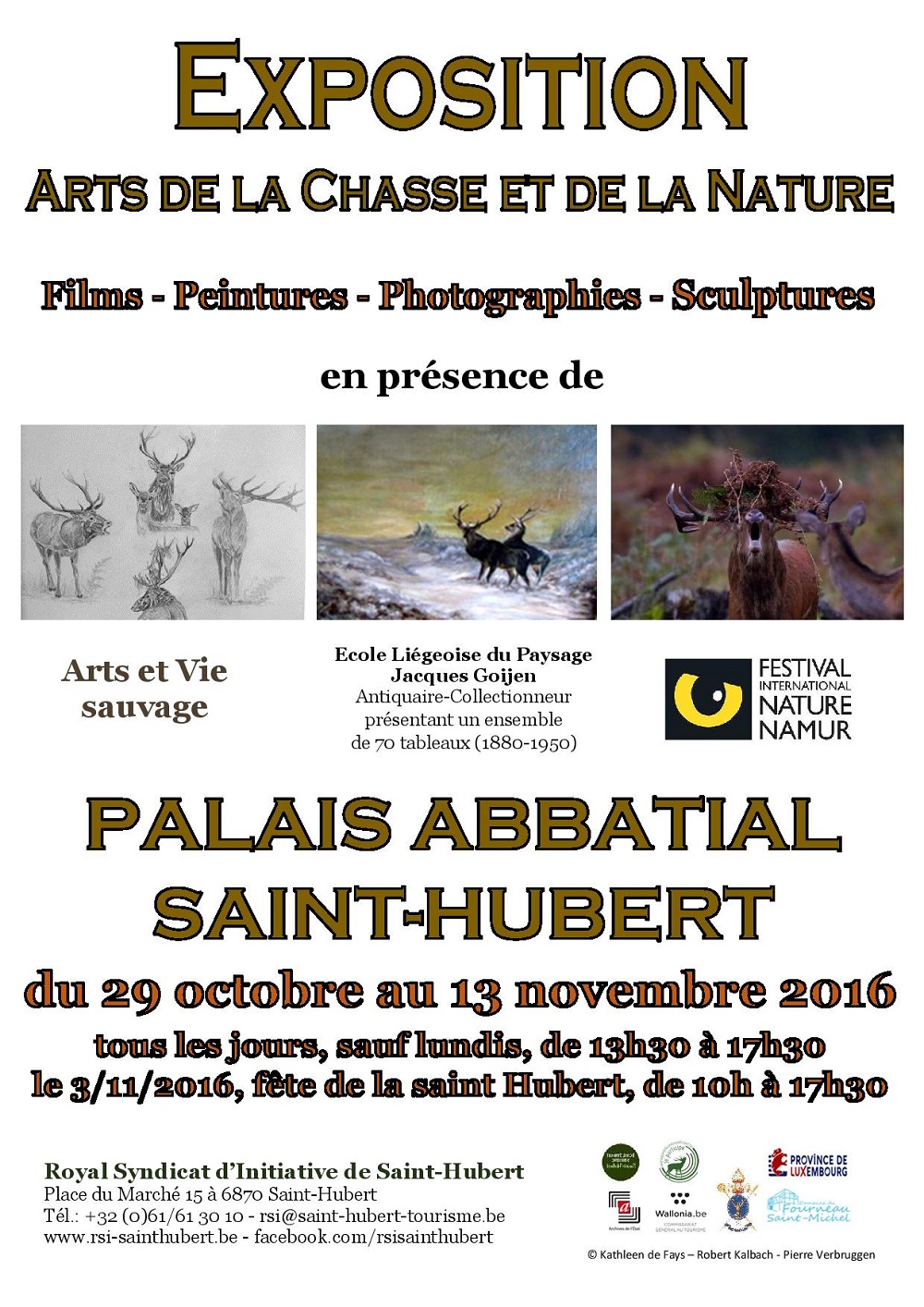 Saint Hubert : exposition