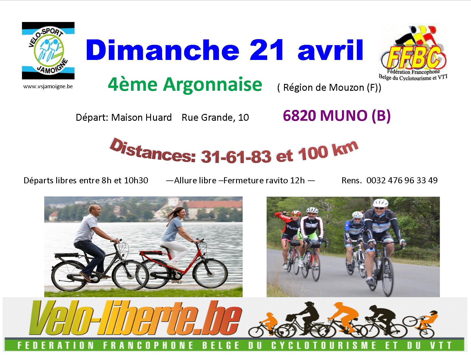 Randonnées Cyclos Jamoigne