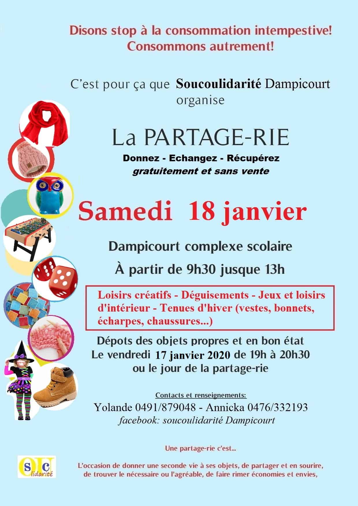 Dampicourt : Partage-Rie de janvier