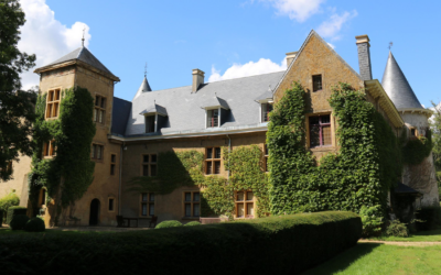 Le Château Gerlache à Gomery, près de Virton, en province de Luxembourg